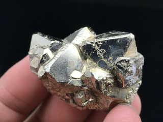 45g Natural Pyrite Cube Crystals Cluster Healing Mineral Specimen Peru 3