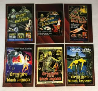 Movie Posters: 2007 Breygent Complete Creature From The Black Lagoon 6 Card Set