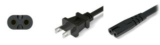 Ac Power Cord Replacement - 2 Prong 6ft Non Polarized Fits Dozens Of Electronics
