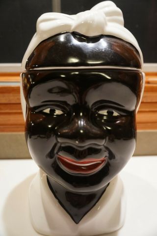 African Woman Cookie Jar