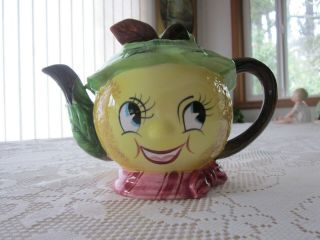 Py Anthropomorphic Lemon Teapot Py Miyao Japan