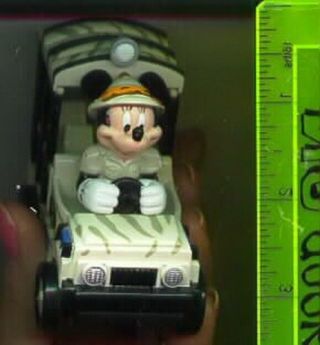Disney Minnie Mouse Safari Die Cast Metal Figurine Packing