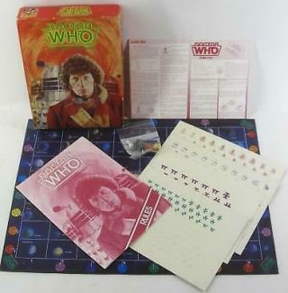 1980 Dr.  Who The Game Of Time And Space Tom Baker England Bbc Tv