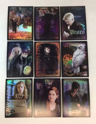 Harry Potter & The Half Blood Prince Series One Complete " Rare " Chase Card Set