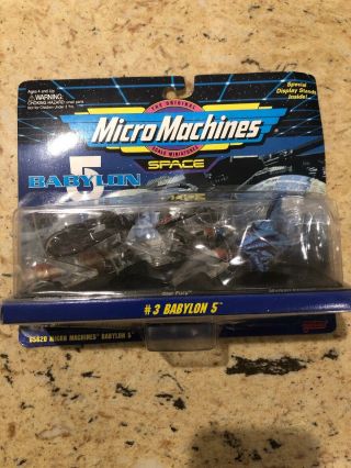 Babylon 5 Micro Machines Space Set 3 Factory On Card - - Galoob 1994