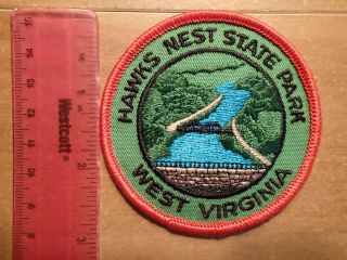 Vintage Patch - Hawks Nest State Park - Fayette County,  West Virginia - Embroidered