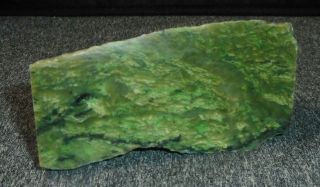 Washington State Chromed Liquid Green Jade Rough,  Translucency