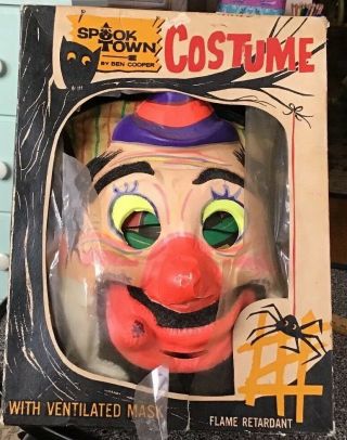 Vintage Early 1960s Spook Town Ben Cooper Hobo 369 Halloween Costume