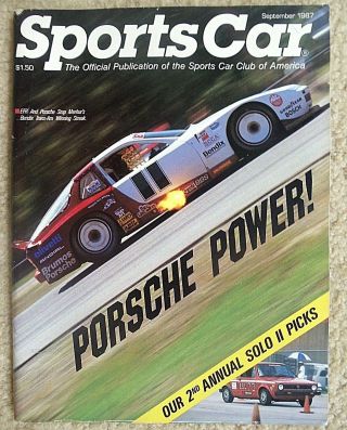 Sports Car September 1987 Solo Ii,  Roush Rockets,  Kiwi Commandos,  Escort Porsche