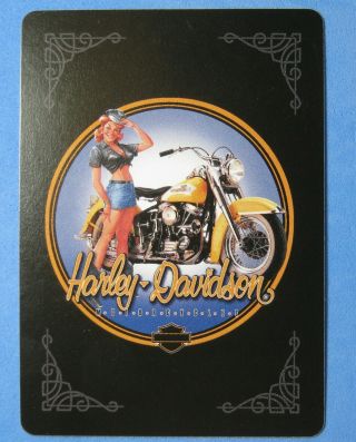 Harley Davidson Single Swap Playing Card Joker - 1 card 2