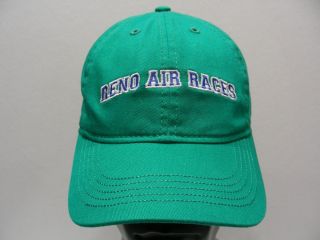 Reno Air Races - Green Teal - Youth Size Adjustable Ball Cap Hat