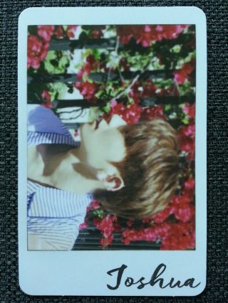 Seventeen Joshua 3 Official Photocard 4th Mini Album Al1 Photo Card 조슈아