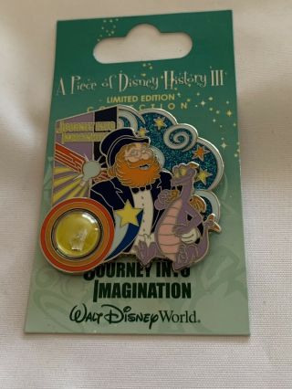 Piece Of Disney History Iii Pin Journey Into Imagination Figment Dreamfinder Pin