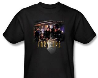Farscape Tv Series Complete Main Cast Black T - Shirt,  Unworn