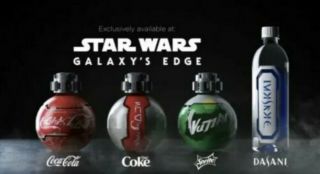 Disney Disneyland Star Wars Galaxy’s Edge Diet Coke Coke Sprite Dasani Bottles