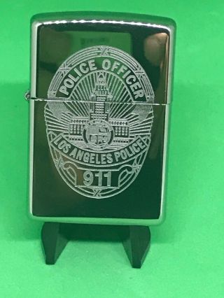 Zippo Silver Police Officer Lighter Vintage Rare