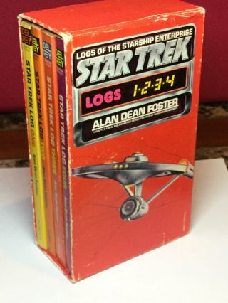 Logs Of The Starship Enterprise Star Trek Logs 1 - 2 - 3 - 4 By Alan Dean Foster Pb