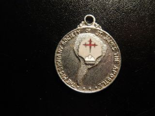 1958 The Missionary Society Of St.  James The Apostle Cardinal Medal Bb562xsx2