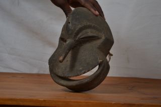 African Tribal Art,  Rare Soko Mutu Monkey Mask - From Hemba Peopledrc.