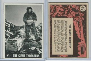 1966 Topps,  Lost In Space,  49 The Giant Threatens