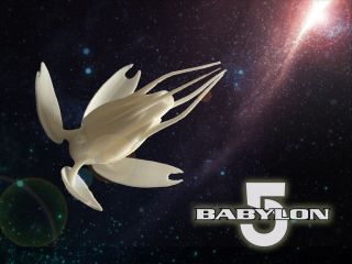3d Printed 9 Cm Model Of Vorlon Fighter From Babylon 5