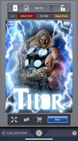 Topps Marvel Collect Digital Ultimate Thorsday - Wave 1 - Week 1