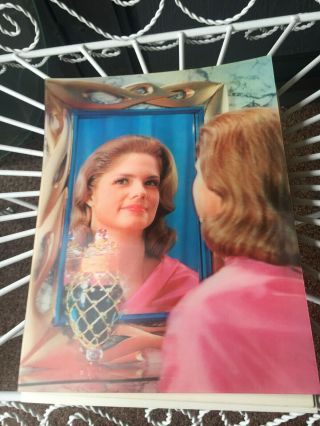 Vintage Lenticular 3D Picutre Pin Up Girl Beauty WC Jones 13 1/2 x10 1/2 