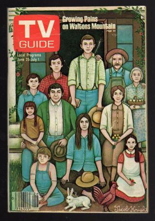 1977 Tv Guide The Waltons Nancy Drew & Hardy Boy 