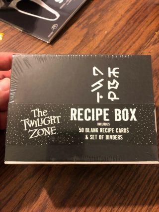 Loot Fright Midnight Snack Exclusive The Twilight Zone Recipe Box