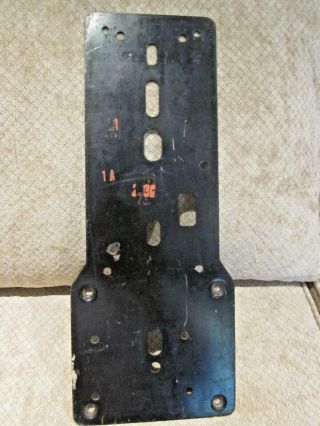 Western Electric " 233g " 3 - Slot Coin Telephone Backplate.