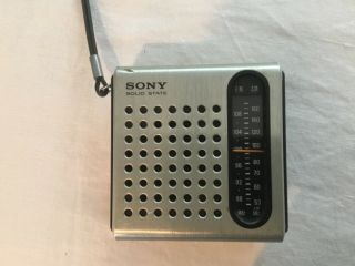 Sony Solid State Transistor Radio Vintage No.  Tfm - 3750w
