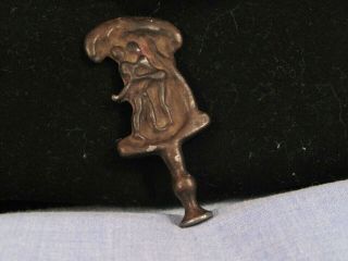 Antique Pipe Tamp Ring Tamper Tobacco Stopper Metal Figural Erotic Risque