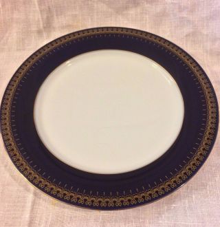 Royal Romanov Cobalt Blue 10 1/2 " Two Dinner Plates