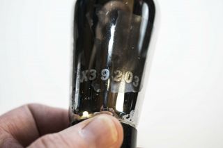 Hard To Find Western Electric 253A Rectifier Globe Glass W/Lab Serial No.  X39203 4