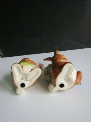 Vtg GOEBEL Easter Bunnies Bunny Porcelain Figurines in their Easter Bonnets 4