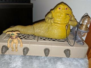 Star Wars Return Of The Jedi Jabba The Hut 1983 Action Playset - Near Complete