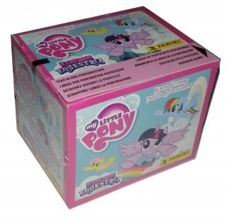 My Little Pony Explore Equestria Box 50 Packs Stickers Panini