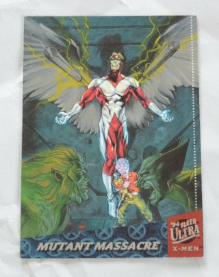 1994 Fleer Ultra X - Men Walmart Silver X - Overs 1 Mutant Massacre