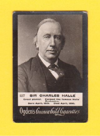 Sir Charles Halle Pianist Vintage Ogden 