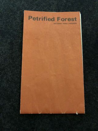 Petrified Forest National Park Arizona Travel Brochure 1967
