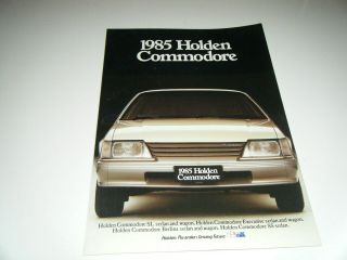 Vintage 1985 Holden Commodore Car Dealers Brochure