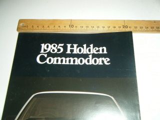 Vintage 1985 Holden Commodore car dealers brochure 5