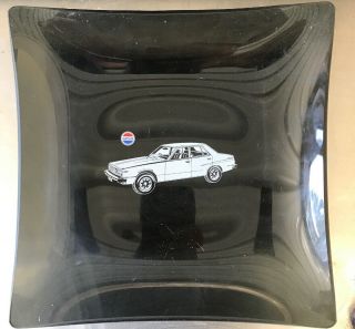Datsun Skyline Vintage Ceramic Label Glass Ash Tray