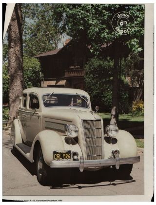 1935 - 1936 Chrysler Desoto Airstream 12 Pg Color Article