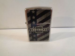 Zippo Cigarette Lighter Chevrolet American Flag (z35)