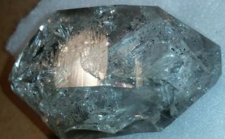 Sharp 6cm 77g Real Herkimer Diamond Quartz Crystal Mineral Specimen Rainbows Ny