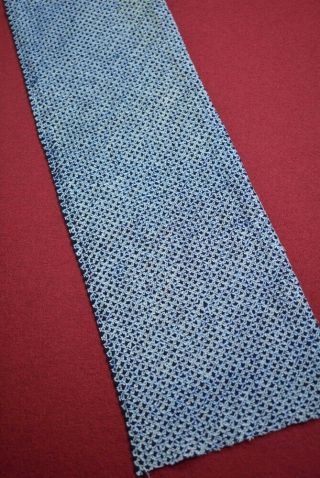 VH16/35 Vintage Japanese Fabric Cotton Antique Boro Indigo Blue SHIBORI 50 