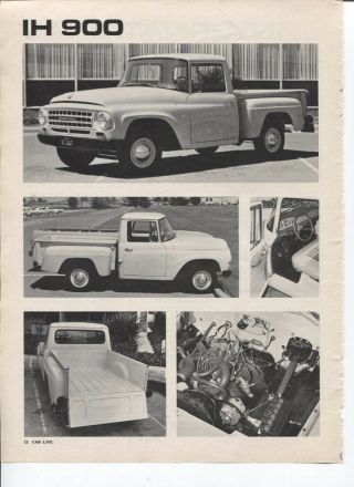 1963 International Harvester 900 Pickup Road Test 3 Pg Article