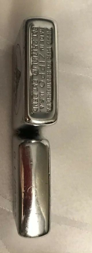 Vintage 1953 Zippo Brooke Army Medical Center Fourth Army Track Meet Lighter 7