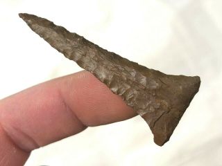 OUTSTANDING ARCHAIC DRILL ANDREW CO. ,  MISSOURI AUTHENTIC ARROWHEAD ARTIFACT LM5 3